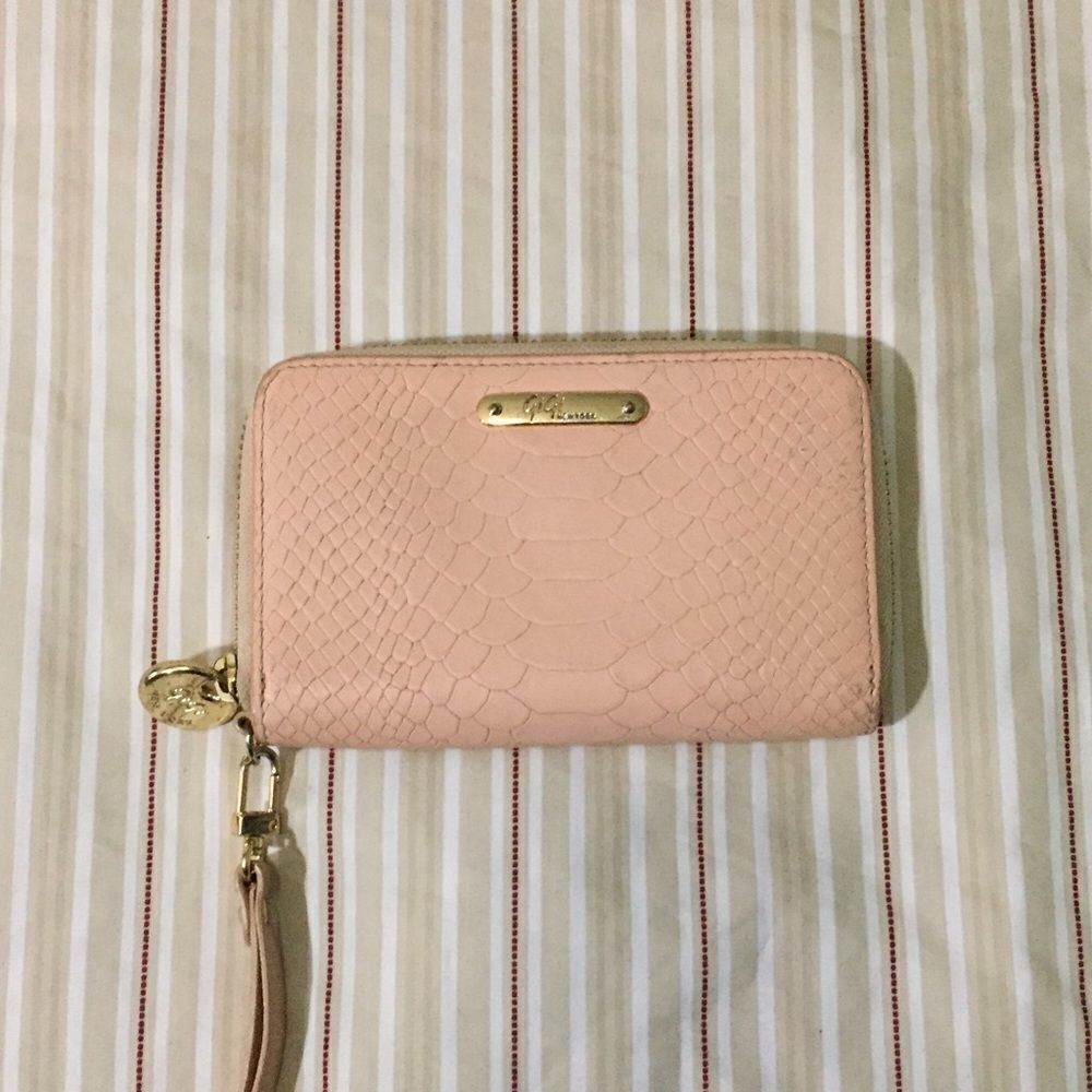 Gigi New York Python Embossed Phone Wallet
